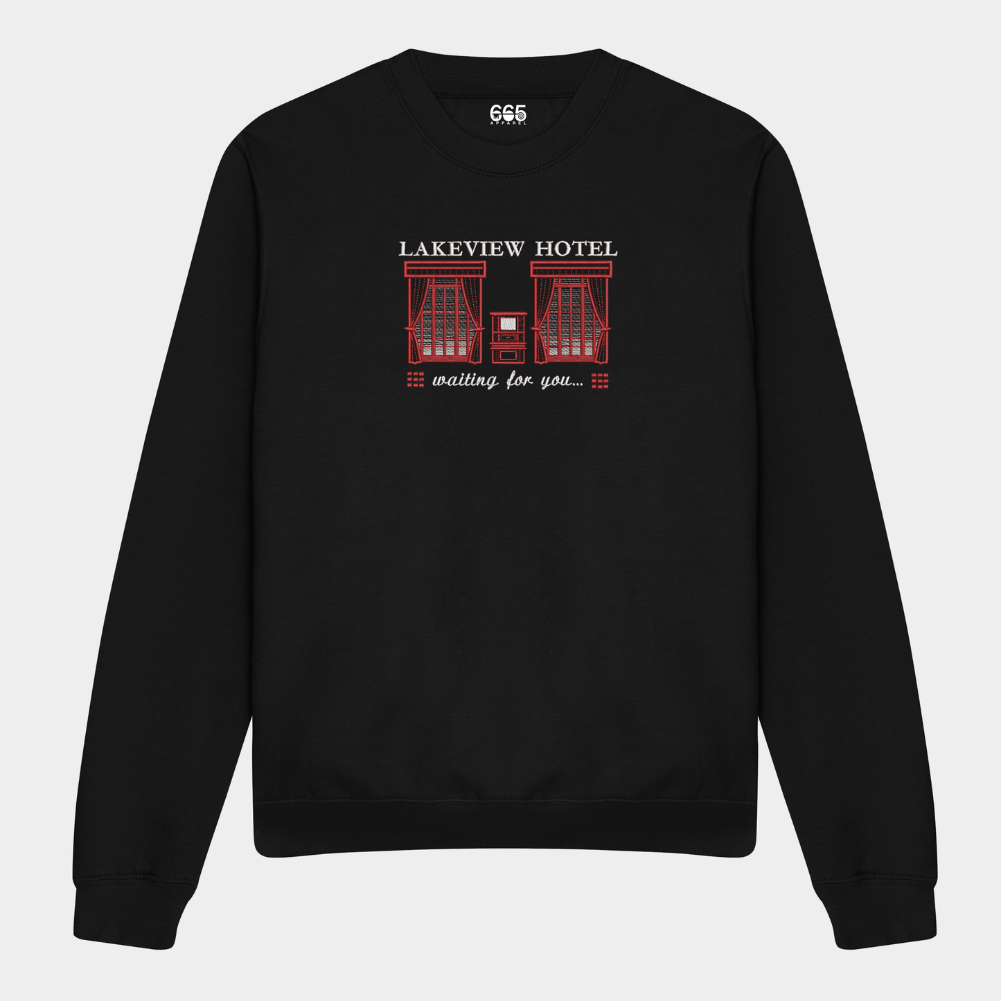 Lakeview Hotel Embroidered Sweatshirt/Hoodie