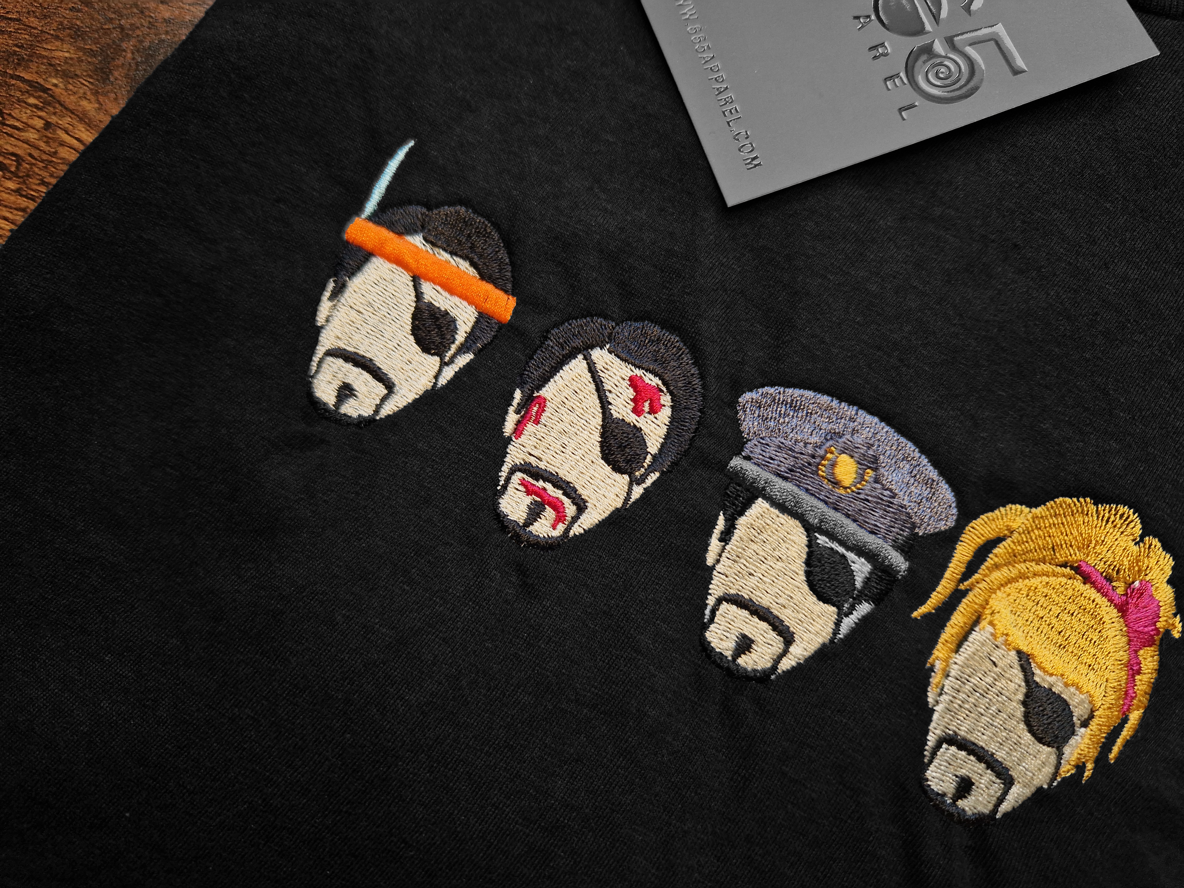 Mad Dog Everywhere Embroidered T-Shirt