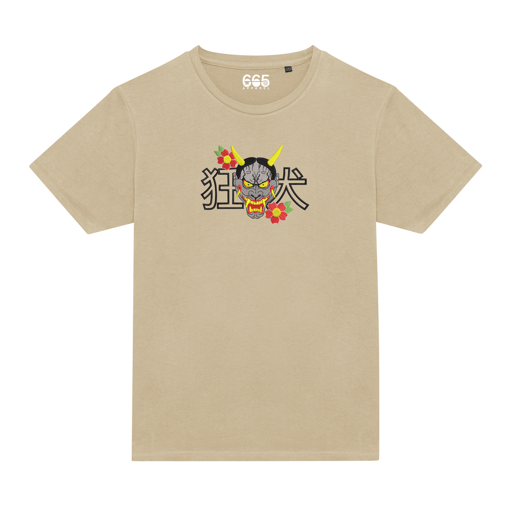 Mad Dog Mask Embroidered T-Shirt