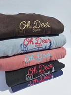 Oh Deer Diner Embroidered Sweatshirt/Hoodie