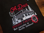Oh Deer Diner Embroidered Sweatshirt/Hoodie
