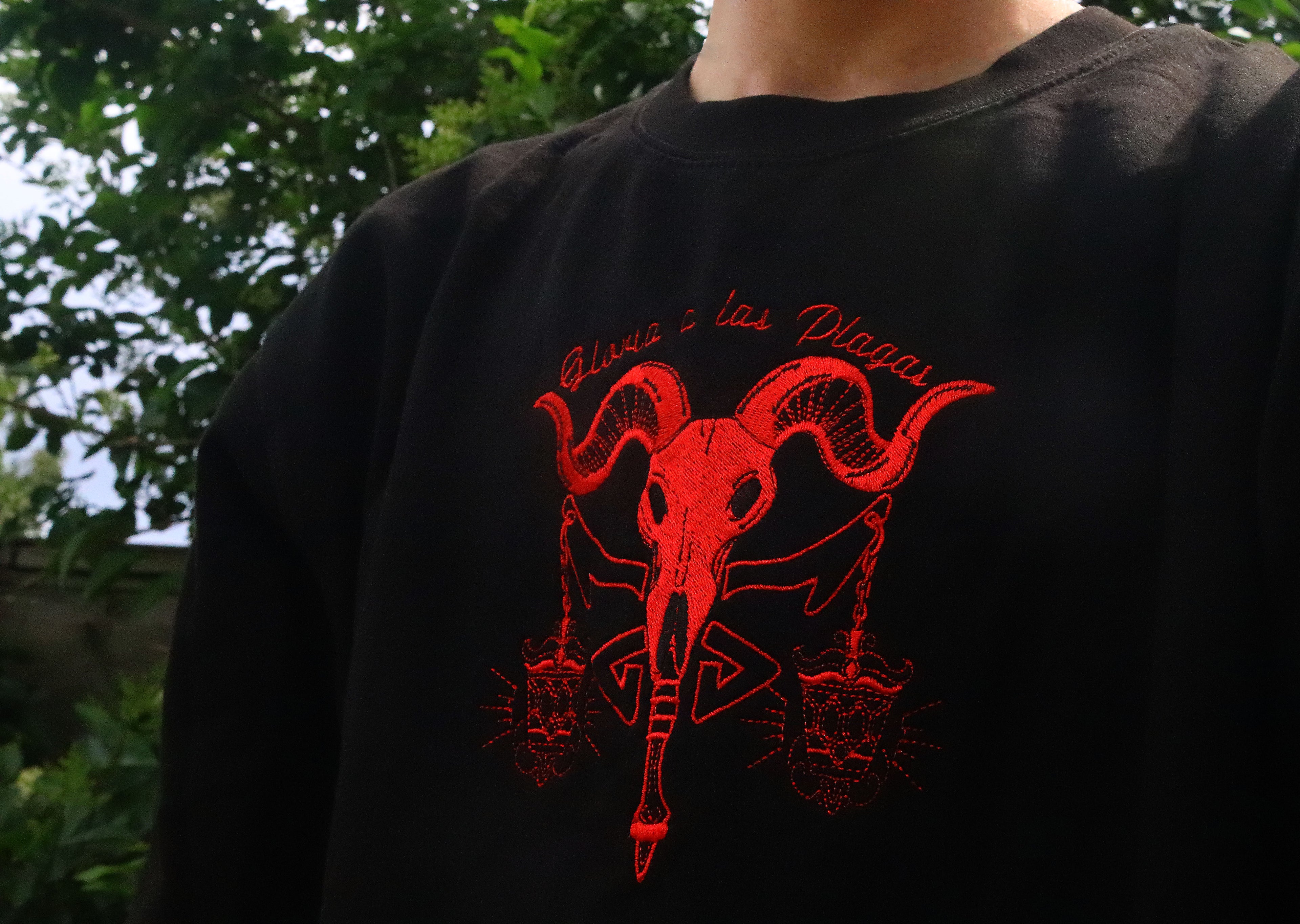 Plagas Embroidered Sweatshirt/Hoodie