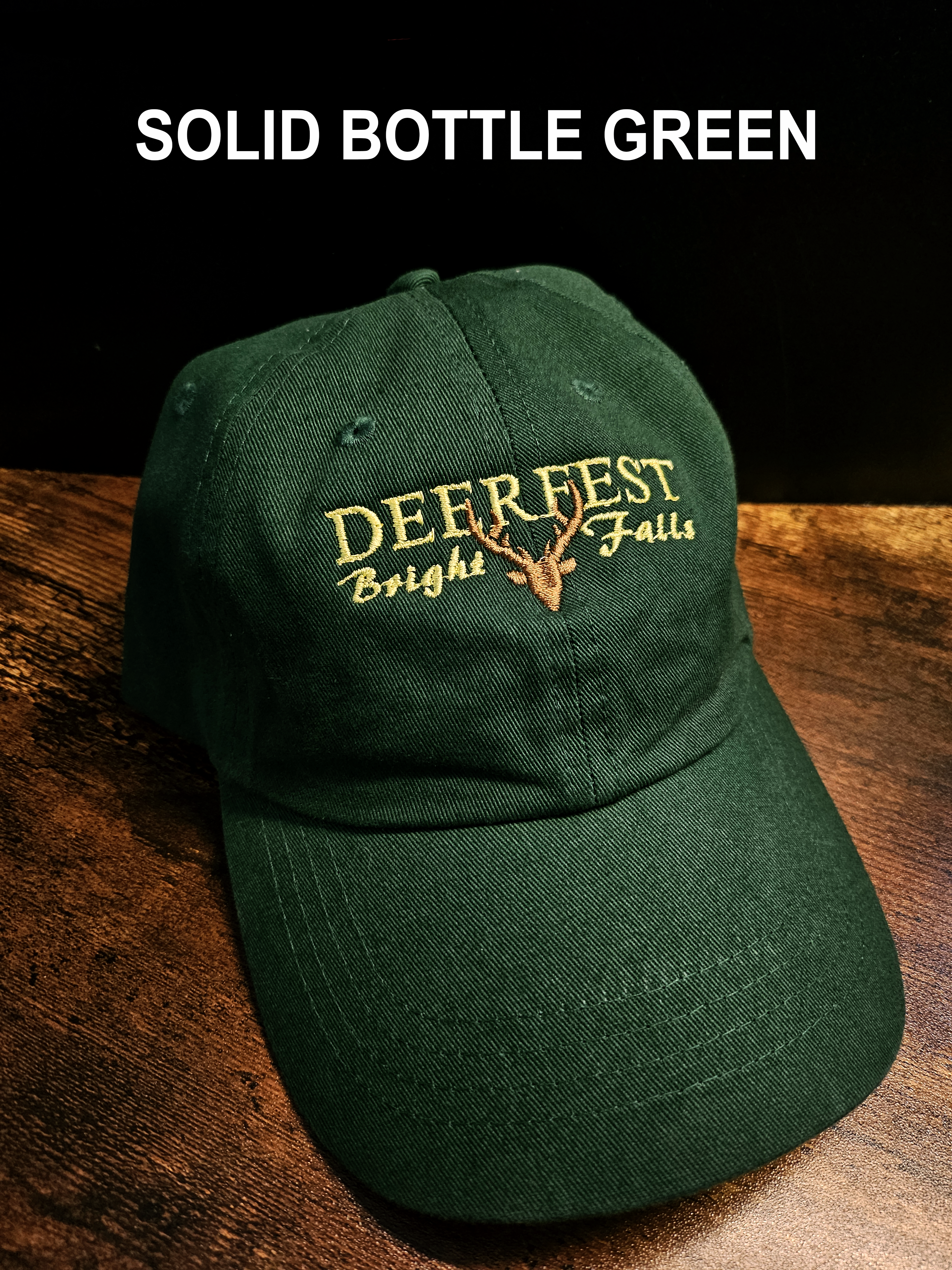 Deerfest Embroidered Dad Caps