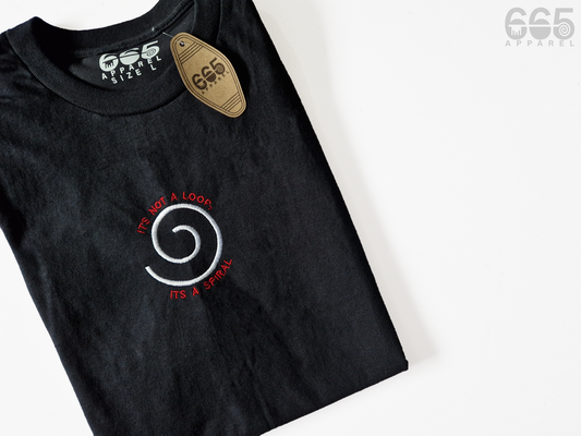 It's Not A Loop, It's A Spiral Embroidered T-Shirt