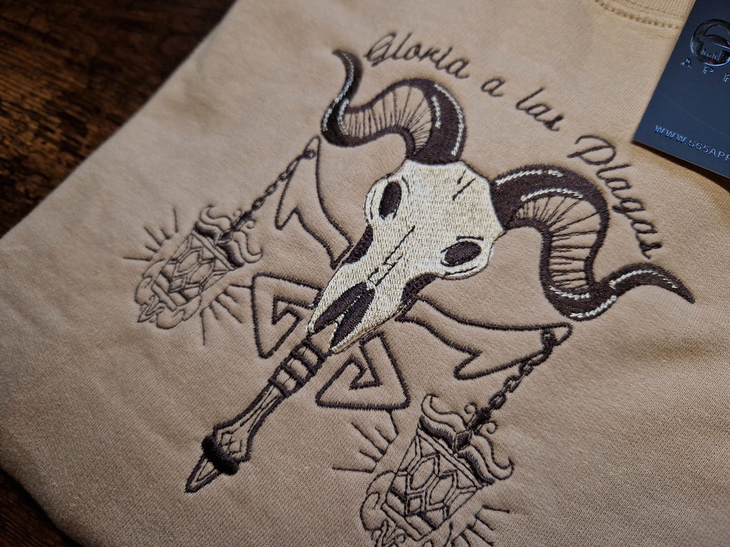 Plagas Embroidered Sweatshirt/Hoodie